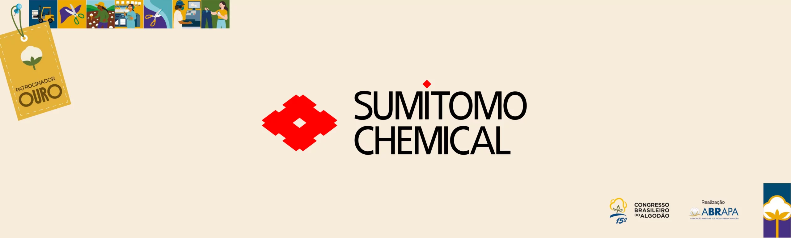 Sumitomo Chemical destaca inovação, novos lançamentos e soluções integradas para a cotonicultura durante o 15º Congresso Brasileiro do Algodão