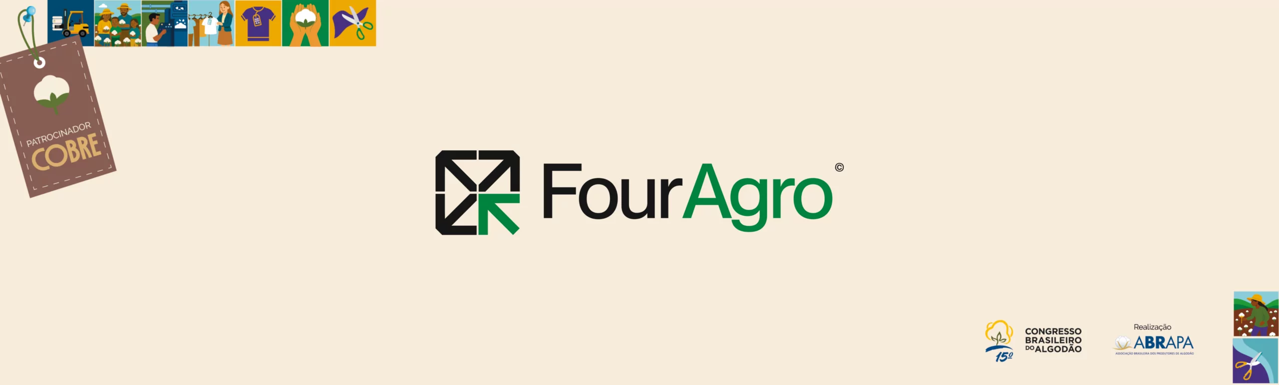 Four Agro reforça compromisso com eficiência operacional e apresenta soluções para a cadeia do algodão durante o Congresso Brasileiro de Algodão